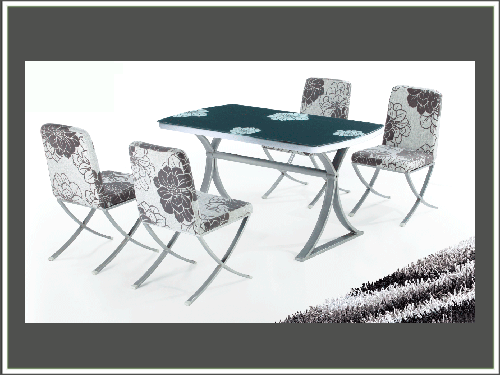 DT-152,DC-254  Nordic Style Dining Table and Chairs Set