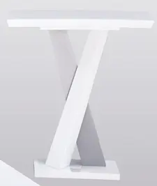 Dinging table white high glossy table