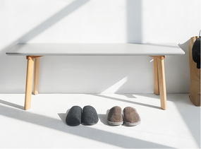 Nordic Style Beech Creative Bench Footstool