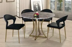 GS-5170 Modern Dining Table and Chairs Set