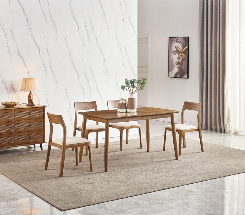 C601 Minimalsit Dining Table and Chairs Set