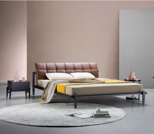 HE6576 Nordic Style Minimalist Double Bed