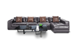 CBD62 Modern Light Luxury Leather L-shaped Corner Sofa