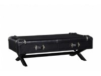2005  Retro American Style Black Light Luxury Long Coffee Table