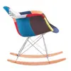 China Factory Cheap Nordic Modern Colorful Patchwork Dining Leisure Chair