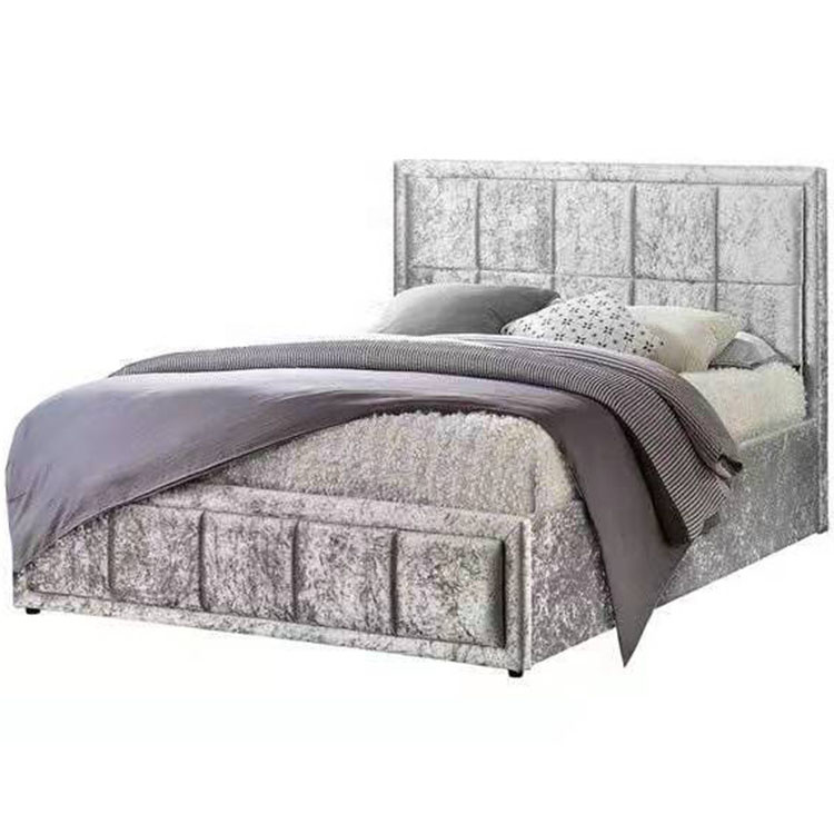 Modern bed king size double deck bed adult european double bed with storage