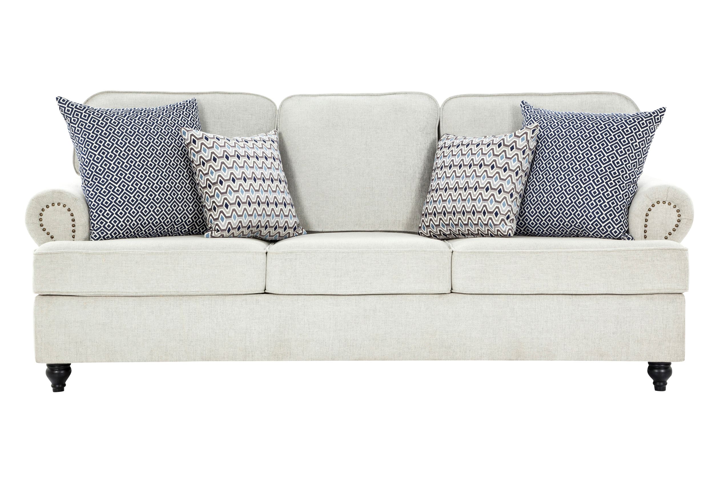 London Love fabric sofa with Charlotte chair