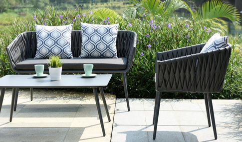 Outdoor Garden Leisure Lounge Chair with Table
