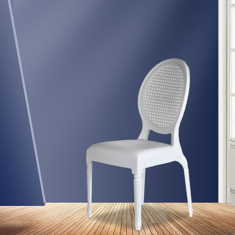 Modern design leisure plastic pp hole dining chair