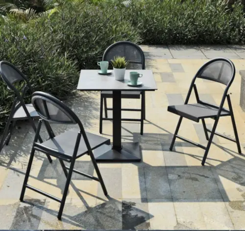 Outdoor Garden Square Table and Chairs Set