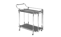 A1041 Modern Commerical Portable Double Deck Dining Car