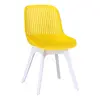 Multicolor Restaurant Cafe Bar PP Plastic Chair