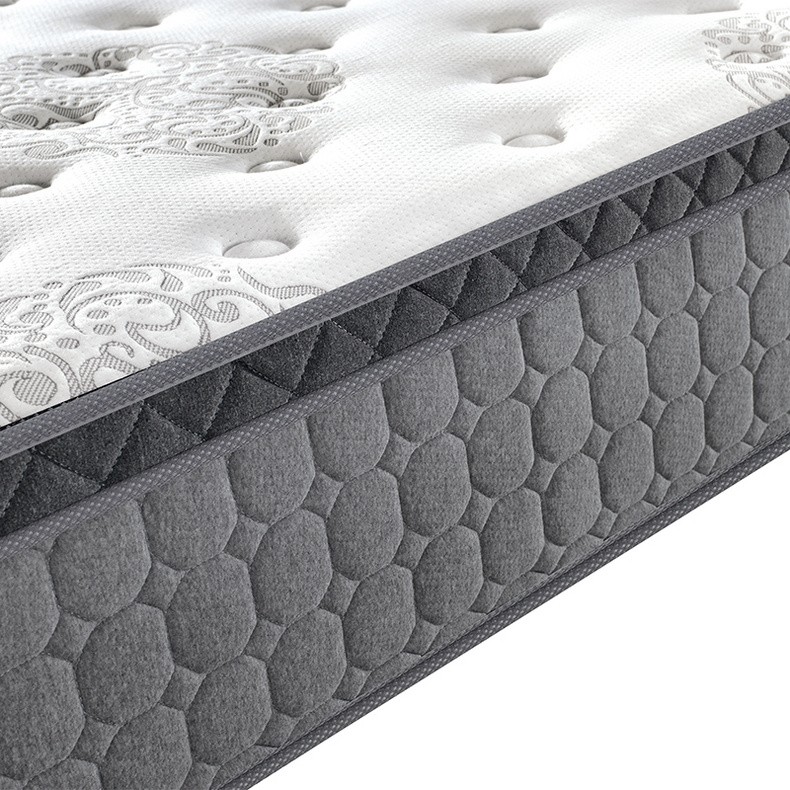 hotel furniture compress roll pocket spring hybrid mattress