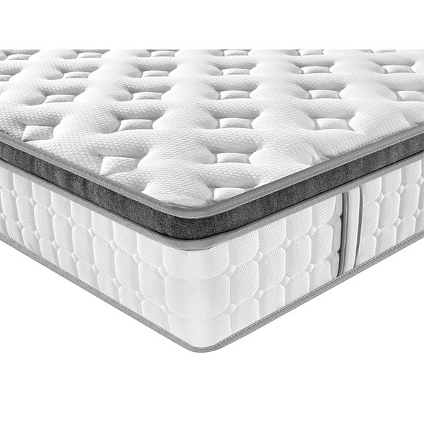 pocket spring vacuum compressed Pillow top mattress