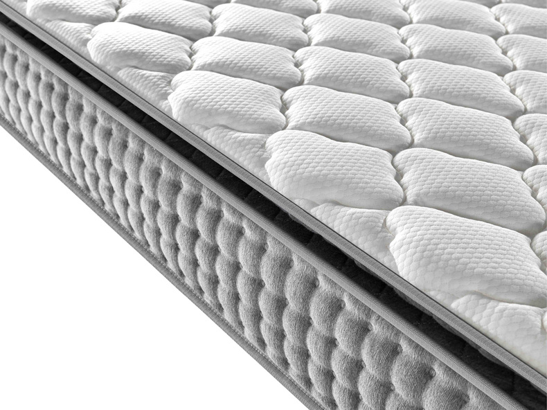 high density luxury bamboo pillow top spring mattress for sale