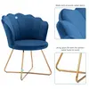 Modern Velvet Upholstered Armchair Accent Chair For Living Room