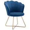 Modern Velvet Upholstered Armchair Accent Chair For Living Room