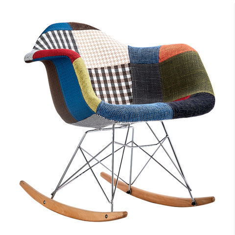 Fabric Seat Rocking Chair