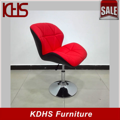 Simple Modern Design One Leg Swivel Chairs without Wheels