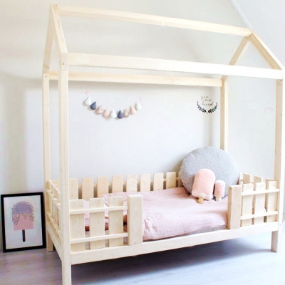 Kids Furniture Children Wooden Bed