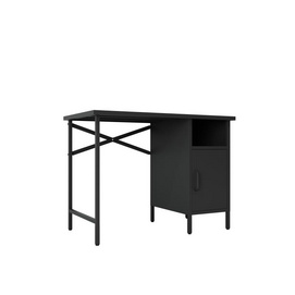 Domestic black study steel desk