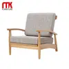 Modern Solid Oak Wood Single Double Triple Sofa
