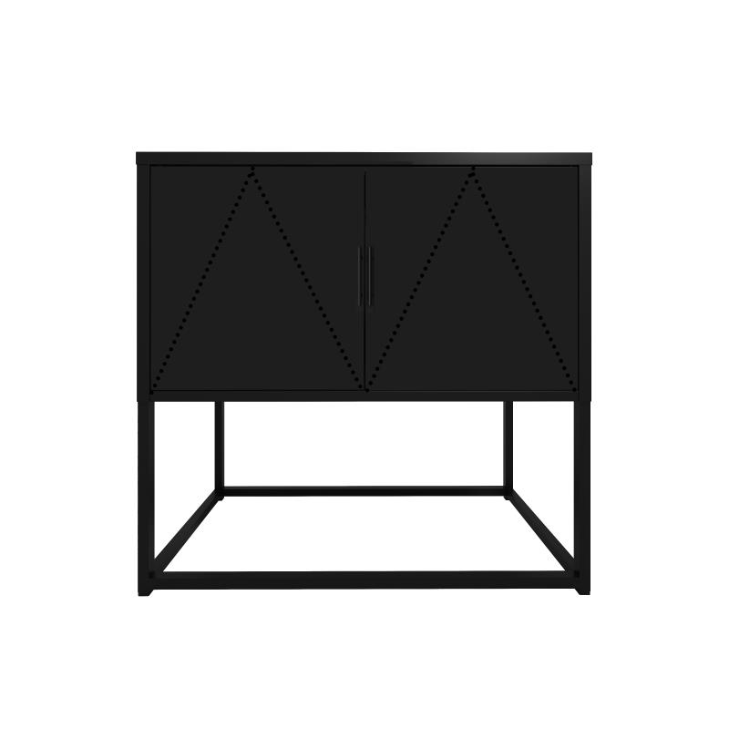 Black steel sideboard