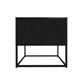 Black steel sideboard