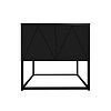 Black steel sideboard