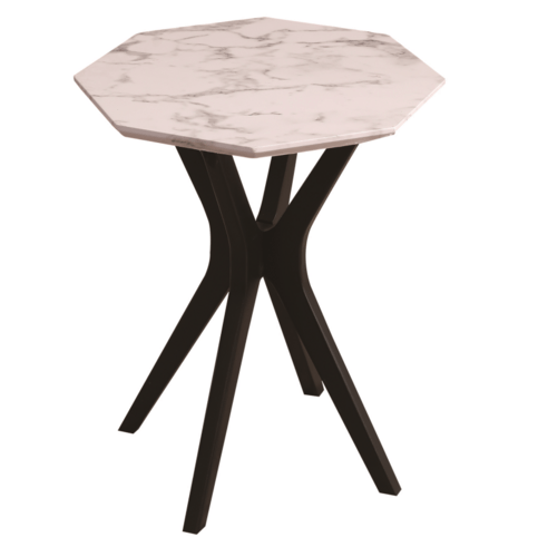 Modern round  fake marble coffee table