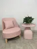 Hotel Luxury Wooden Frame Lounge Sofa Single Seater Accent Chair Velvet Vintage Armchair Modern
