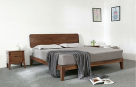 31218-A/B Japanese Style Minimalist Big Board Bed