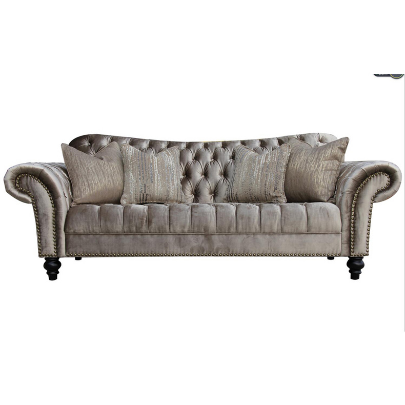 HS-198 Lourna Charcoal Sofa