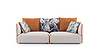 FS7011 Modern Minimalist Fabric Sofa Set