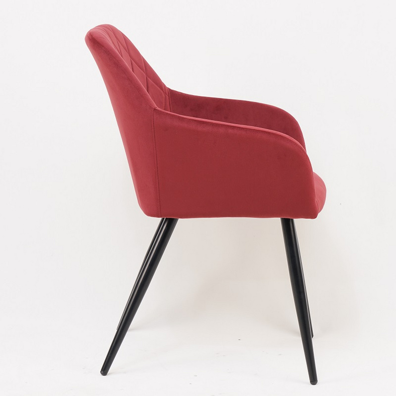 A641 cheap velvet fabric dining chair