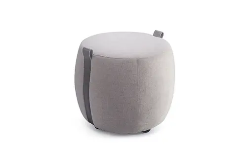 Nordic Style Minimalist Grey Footstool