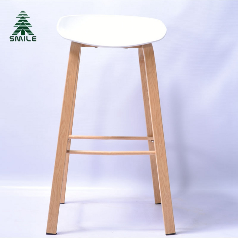 Plastic Chair White High Stool