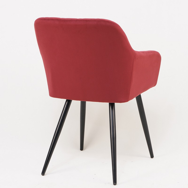 A641 cheap velvet fabric dining chair