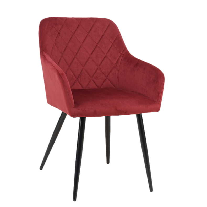 A641 cheap velvet fabric dining chair