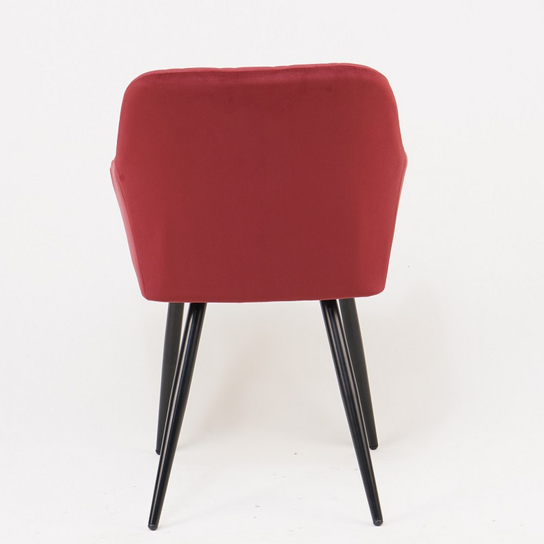 A641 cheap velvet fabric dining chair