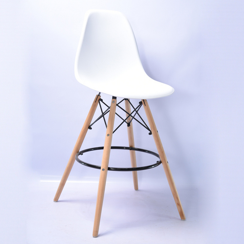 Modern High Legs Plastic Bar Stool Dining Room Chairs