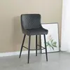 A633 modern velvet fabric bar chair