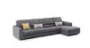 FS6618B Modern Minimalist Natural Fabric Multi Seater Sofa