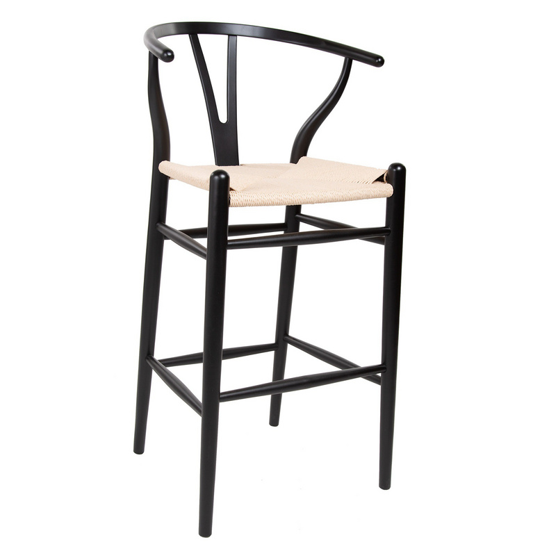 High Quality Beech Wood High Legs Chair