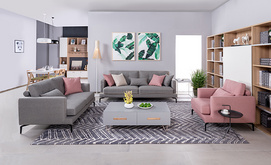 BS3127 Modern Minimalist Nordic Style Sofa Set