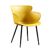 Forman Light Luxury Furniture Plastic Design Dinner Armchair White Pp Seat Dining Room Chair For Dinning Table Set
