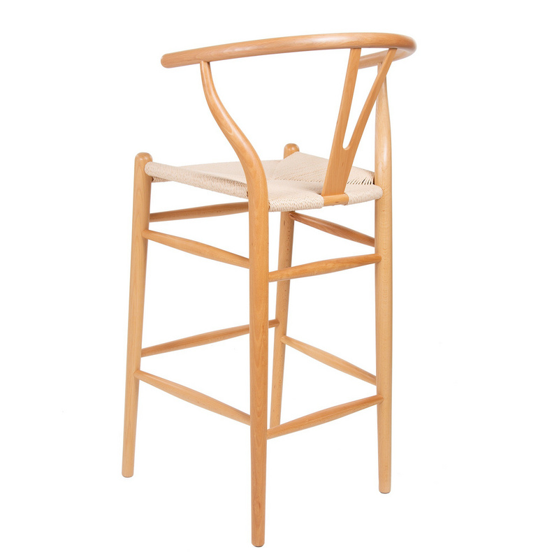 High Quality Beech Wood High Legs Chair