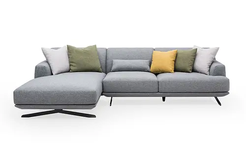 NS0850 Modern Luxury Fabric L-shaped Sofa