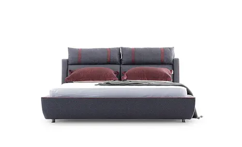 DB5155  Modern Exquisite Fabric Double Bed
