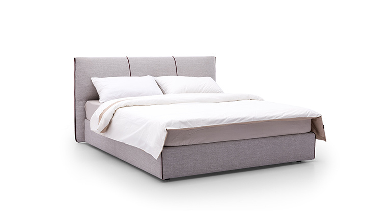 DB7002  Modern Minimalist Fabric Double Bed